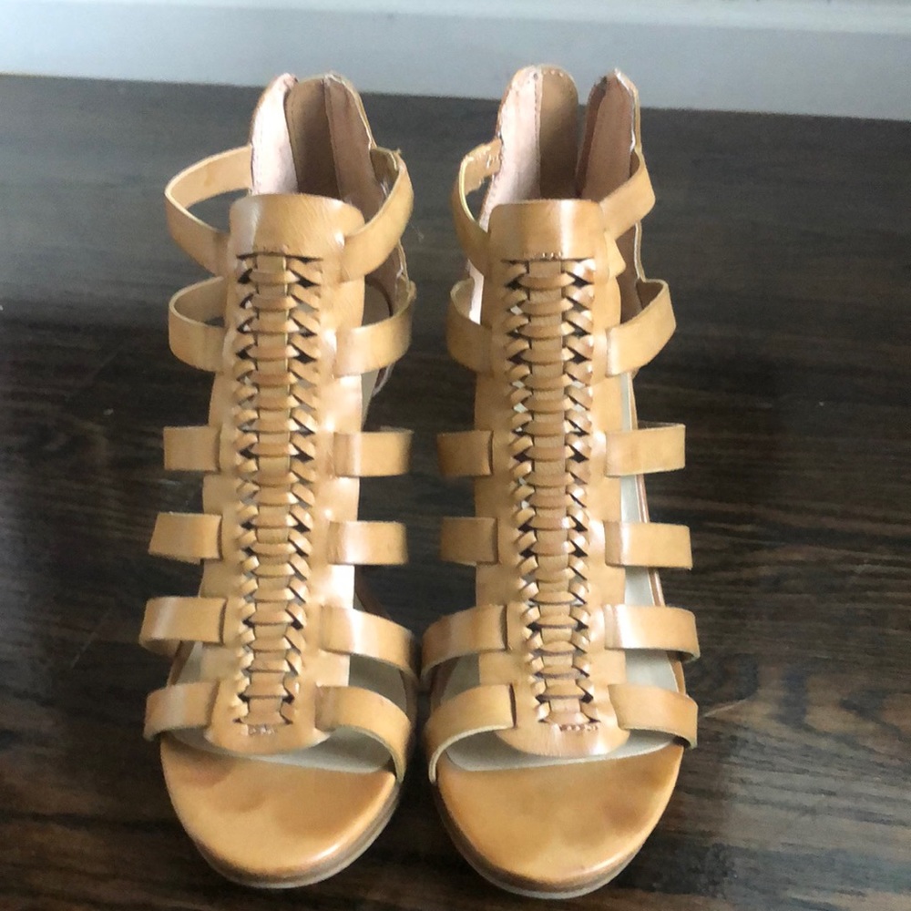 Sexy leather Heels- Women size 7.5